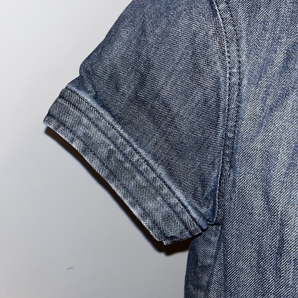 French Connection Boxy Denim Short Sleeve Dress size 12 - Picture 2 of 8